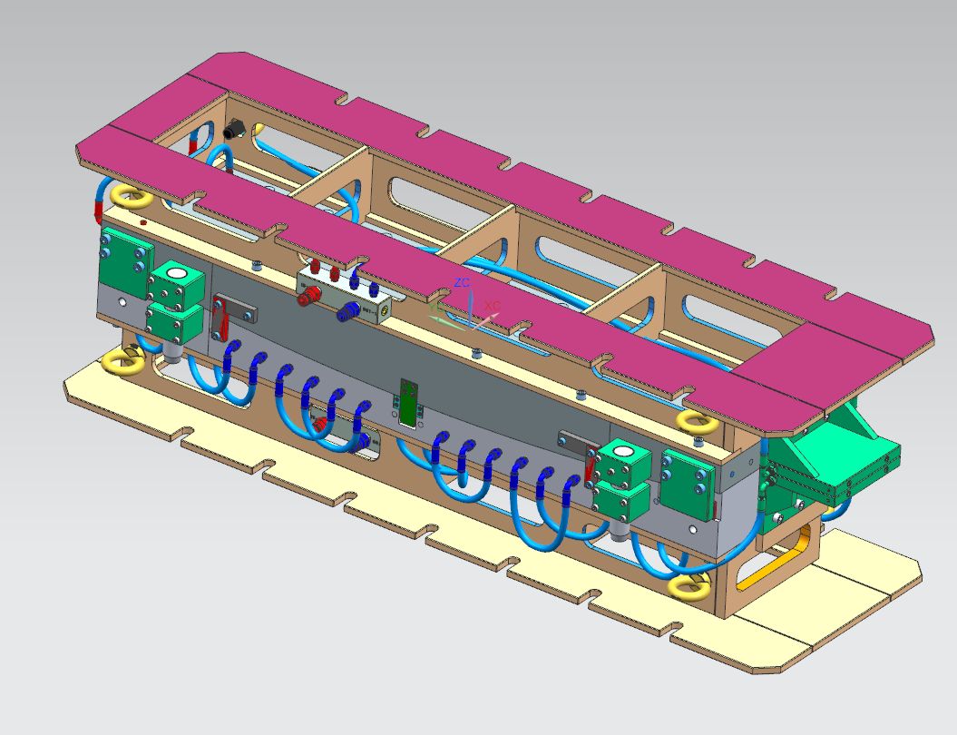 Cooling circuits in a PDCPD mold